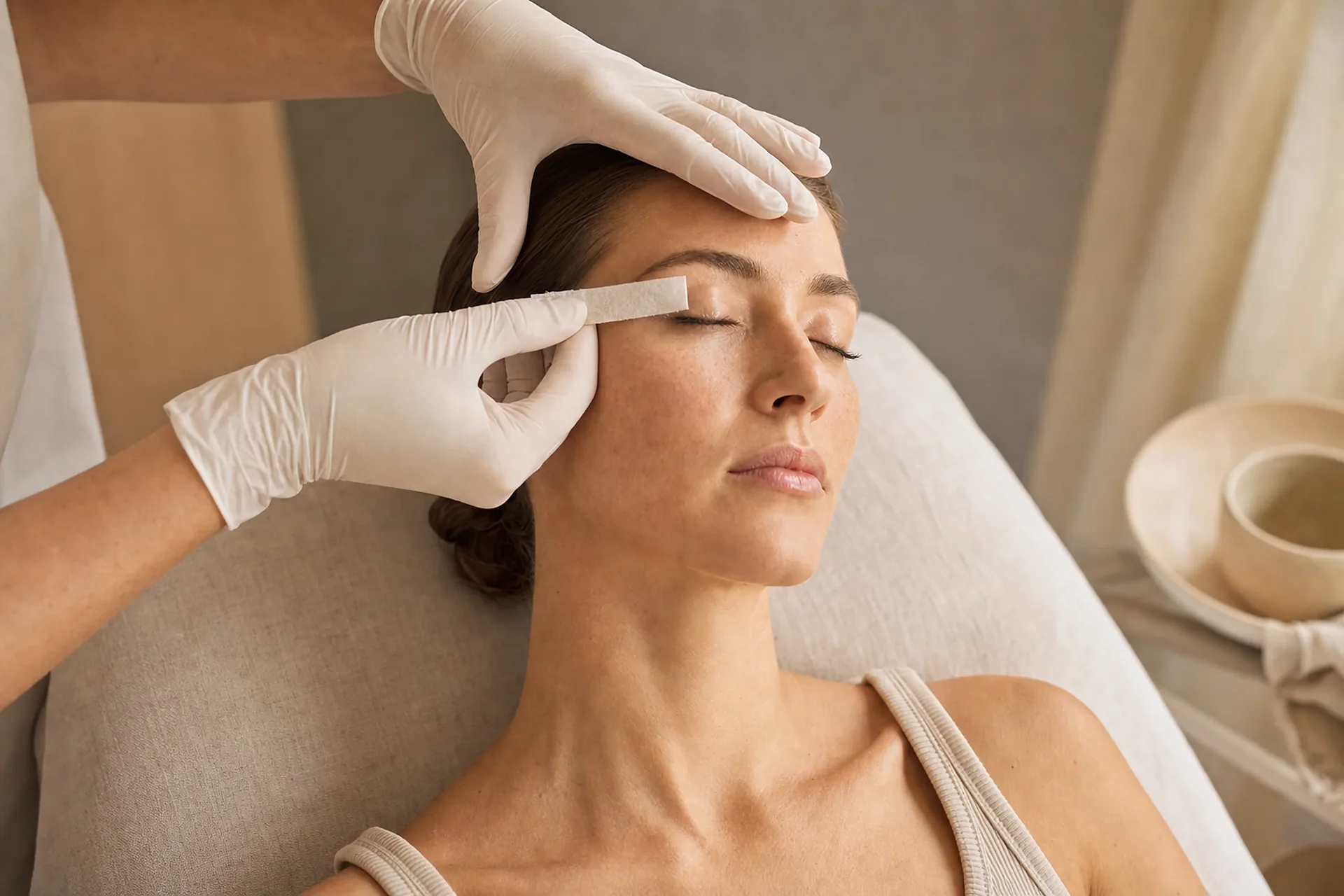 A brow wax and tint at HQ Aesthetics in Melville, Perth