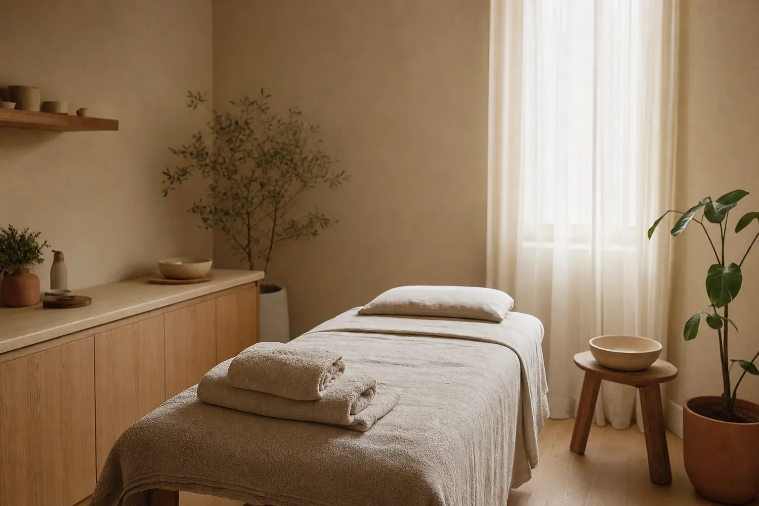 The private treatment room at HQ Aesthetics in Melville